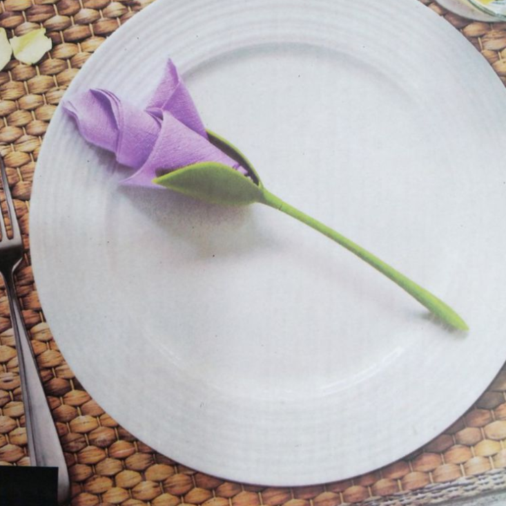 Rose Flower Napkin Holders – Set of 4